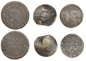 KENT, Dartford, Tho. Morley, Halfpenny, 2.09g/6h (N –; BW. 136); Henry Peirce, Farthing, 1.07g/12h (N 2467; BW....