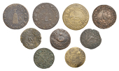 SOUTHWARK, New Rents, Henry Tharpe, Halfpenny, 1.74g/3h (E 751; N 4979; BW. 328); Rotherhithe, Thomas Cooper,...