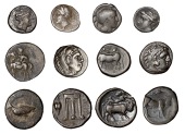 Greek Multiple Lots, Miscellaneous Greek coins (12), all silver [12]. Varied state 	 £90-£120