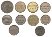 Miscellaneous Tokens and Checks, SOMERSET, Bath, Folly (2), [William] Hulbert, copper, 22mm (SPHT 44), G[eorge]...