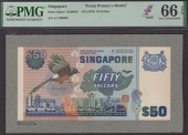 Board of Commissioners of Currency, Singapore, an obverse Bradbury Wilkinson composite essay for a proposed issue of...