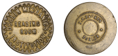 Miscellaneous Tokens and Checks, Co DUBLIN, Dublin, Dublin Mechanics Institution, Reading Room, brass, by Parkes...
