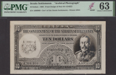 Government of the Straits Settlements, Bradbury Wilkinson archival photograph showing a design for the obverse of a...