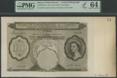 Board of Commissioners of Currency, Malaya and British Borneo, obverse and reverse Bradbury Wilkinson archival...
