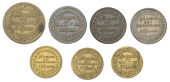 Miscellaneous Tokens and Checks, Co DUBLIN, Dublin, London & Newcastle Tea Co, 10 Castle Street, 1876, brass...