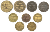 Miscellaneous Tokens and Checks, Co DUBLIN, Dublin, London & Newcastle Tea Co, 44 South George Street, 1876, brass...