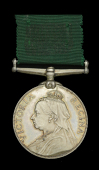 Volunteer Force Long Service Medal, V.R. (121 Pte. C. Smith. 1st. V/B Royal Berks Regt.) engraved naming, mounted...