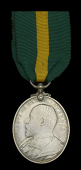 Territorial Force Efficiency Medal, E.VII.R. (215 Pte. T. Alloway. 4/R. Berks: Regt.) edge nick, extremely fine	...