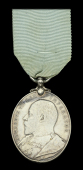 Militia L.S. & G.C., E.VII.R. (7400 Pte. H. Waite. Rl: Berks: Regt. Mil.) minor edge bruise, polished, nearly very...