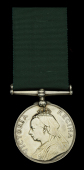 Volunteer Force Long Service Medal, V.R. (No. 1853. Pte. E. Smith. 1st. V/B. Royal Berks. Regt.) engraved naming,...