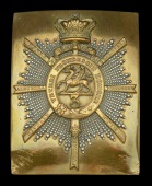 3rd (East Kent) Regiment of Foot (The Buffs) Officer’s Shoulder Belt Plate c.1844-55.
A fine rectangular...