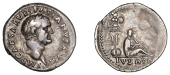 Vespasian, Denarius, ‘Judaea Capta’, Rome, 69-70, laureate head right, rev. Judaea seated left, trophy behind...