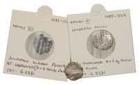 Henry VII (1485-1509), Bp Sherwood, Penny, Facing Bust issue, mm. cross on obv. only, s on breast, d in centre of...