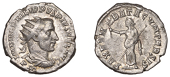 Philip I, Antoninianus, Antioch, 244-5, radiate and draped bust right, rev. pax fvndata cvm persis, Pax standing...
