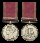 The Military General Service Medal for Fort Detroit awarded to Private Richard Killings, Niagara Light Dragoons,...