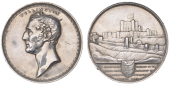 Lord Warden of the Cinque Ports, 1839, a silver medal by B. Wyon, similar, edge named (The Festival Committee to...