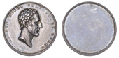 Wellington Club, [1832], a silver medal by Rundell Bridge & Rundell, bare head right, rev. blank, 38mm (Eimer 110;...