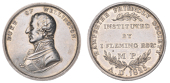 Hampshire Friendly Society, 1825, a silver medal, unsigned, uniformed bust left, rev. legend, 46mm, 37.34g (Eimer...