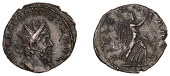 Lælianus (March-May 269), Antoninianus, Mainz or Trier, imp c laelianvs p f avg, radiate, cuirassed and draped bust...
