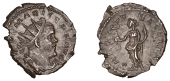 Marius (May-September 269), Antoninianus, Cologne, imp c marivs p f avg, radiate, draped and cuirassed bust right,...