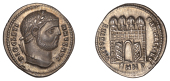Diocletian, Argenteus, Nicomedia, 295-6, diocletianvs avg, laureate head right, rev. victoriae sarmaticae,...