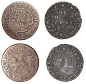 Goodman’s Yard [Whitechapel], William Barton, Halfpenny, 1667, 2.57g/12h (N 8232; BW. 1180); ‘Honest Ned’...