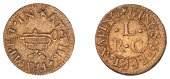 King Street [Wapping], R.C.L. at the trvmpet, Farthing, 1.42g/6h (N 8266; BW. 1587). Good very fine, ‘river’...