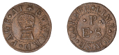 Limehouse Corner, Edward Page, Farthing, 0.85g/6h (N 8288; BW. Middlesex 147). Very fine and very rare	 £80-£100