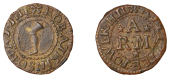 Little Tower Hill, Rob Atkinson, Farthing, 1.50g/3h (N 8292; BW. 1740). Very fine, rare	 £100-£150