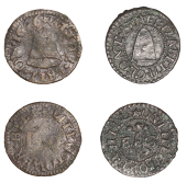 Little Tower Hill, I.D. at the bell, Farthing, 1656, 1.10g/6h (N –; BW. 1745); Elizabeth Geoage, Farthing,...