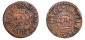 Little Tower Hill, Phillip Mayfeild, Halfpenny, 1.94g/6h (N 8296; BW. 1749). Good fine, extremely rare	 £90-£120