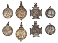 Coronation, 1902, a silver medal by Marples & Beasley, 17mm (C & W 4423B.1); Swansea, Gymnastic Display, a silver...