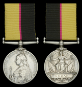 Queen’s Sudan 1896-98, silver, unnamed, small edge bruise, otherwise toned, nearly extremely fine 	 £100-£140