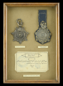 An extremely rare framed pair of General Gordon’s Stars awarded during the Siege of Khartoum 1884-85
General...