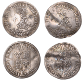 Elizabeth I (1558-1603), Milled coinage, Sixpences (2), 1564, mm. star, bust D, cross pattée on rev., 3.09g/11h,...