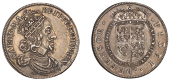 Charles I (1625-1649), Patterns, Pattern Shilling, by N. Briot, no mm., car d g mag brit fr et hib rex, crowned bust...