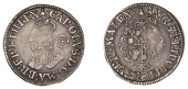 Charles I (1625-1649), Patterns, Pattern Threepence, 1634, mm. bell, carolvs d g ma br fr et h rex, crowned bust...