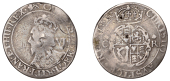 Charles I (1625-1649), York mint, Sixpence, mm. lion, crowned c r flanking shield, pellet stops on obv., besants...