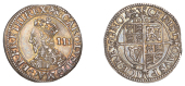 Charles I (1625-1649), York mint, Threepence, mm. lion, reads mag br fr et hi, 1.33g/9h (Besly 1A; SCBI Brooker...