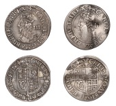 Charles I (1625-1649), York mint, Threepence, mm. lion, reads ma br fr et hi, 1.12g/9h (Besly 1C; SCBI Brooker 1104,...