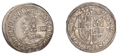 Charles I (1625-1649), York mint, Threepence, mm. lion, reads mag br fr et hi, 1.27g/9h (Besly 1B; SCBI Brooker...