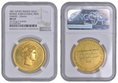 FRANCE, Comice Agricole du Département de la Marne, a gold medal by Dubois, head of Ceres right, rev. named (M....