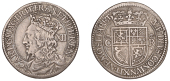 Charles I (1625-1649), Third coinage, Briot’s issue, Twelve Shillings, no mm., signed b both sides, 5.72g/6h (SCBI...