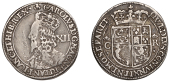 Charles I (1625-1649), Third coinage, Falconer’s Second issue, Twelve Shillings, mm. thistle on obv. only, signed...