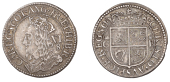 Charles I (1625-1649), Third coinage, Briot’s issue, Half-Merk, no mm., signed b both sides, 3.77g/6h (Murray...