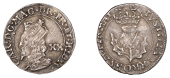 Charles I (1625-1649), Third coinage, Falconer’s First issue, Twenty Pence, no mm., signed f above crown on rev.,...