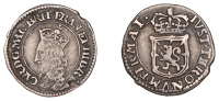 Charles I (1625-1649), Fourth coinage, Two Shillings, no mm., no mark of value, signed b below bust on obv.,...
