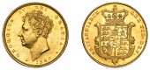 George IV (1820-1830), Sovereign, 1825 [Type 2]

georgius IV dei  gratia 

bare head left, date...