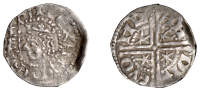 Alexander III (1249-1286), First coinage, Sterling, type IIId, Roxburgh, Andreu, an dr evo n p, pelleted n in on,...