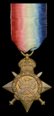 1914 Star (5538 Pte F. Emmerson. 2/Suff: R.) good very fine	 £60-£80
